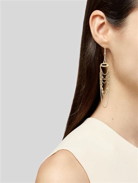 gucci bamboo jewelry|Gucci chandelier earrings.